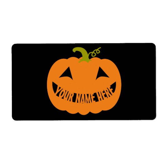 Personalisiert Halloween Pumpkin (Vorne)