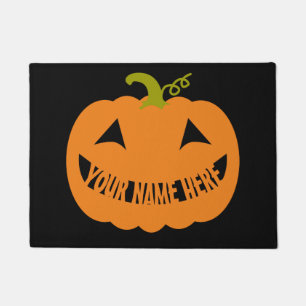 Personalisiert Halloween Pumpkin Fußmatte