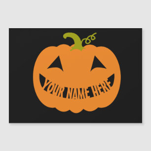 Personalisiert Halloween Pumpkin Magnetkarte