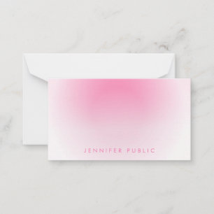 Personalisiert-Hand-Script-Monogramm Mitteilungskarte