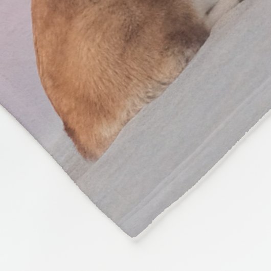 Personalisiert Handgeschriebener Best Dog Vater 8 Fleecedecke (Ecke)