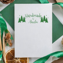 Personalisiert Handmade by Christmas Tree