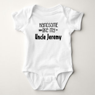 Personalisiert "Handsome like My" Baby Strampler