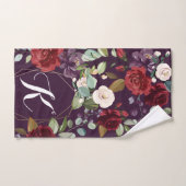 Personalisiert Handtuchhalter Lila Rose Gold Geo Handtuch (Handtuch)