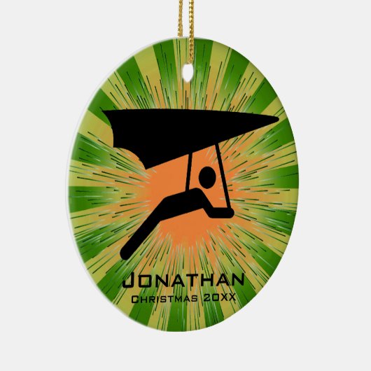 Personalisiert Hang Gliding Ornament (Rechts)