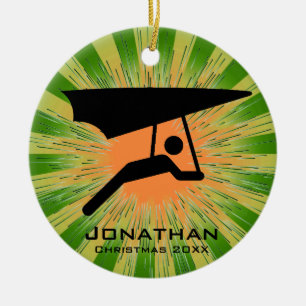 Personalisiert Hang Gliding Ornament