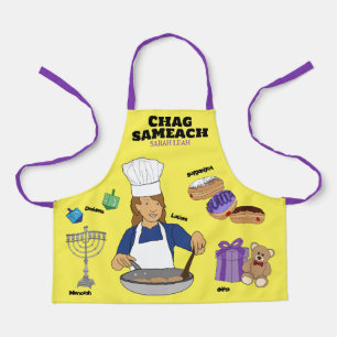 Personalisiert Hanukkah Kids Schürze