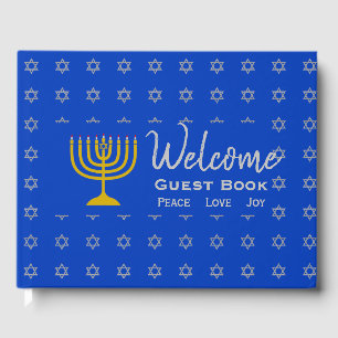 Personalisiert HANUKKAH Willkommen Gästebuch