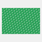Personalisiert Happy Birthday Airplane Irish Green Geschenkpapier Set (Vorderseite 3)