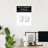 Personalisiert Happy Birthday Autographs Poster (Heimbüro)