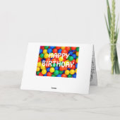 Personalisiert Happy Birthday Ball Pit Themed Boy' Karte (Rückseite)