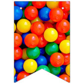 Personalisiert Happy Birthday Ball Pit Themed Part Wimpelkette (Dritte Fahne)