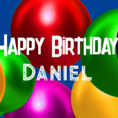 Personalisiert Happy Birthday Balloon Banner