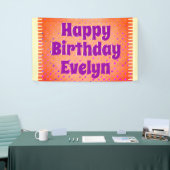 Personalisiert Happy Birthday Banner (Messeveranstaltung)
