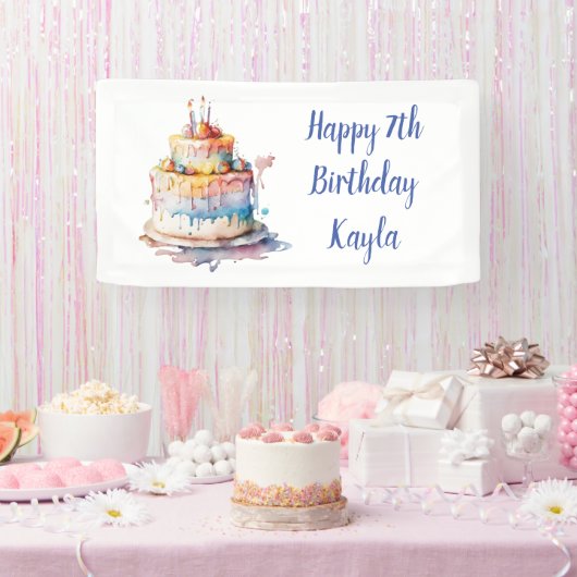 Personalisiert Happy Birthday Banner (Party)