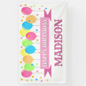 Personalisiert Happy Birthday Banner (Vertikal)