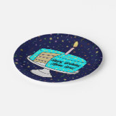 Personalisiert Happy Birthday Cake - Paper Teller (Schrägansicht)