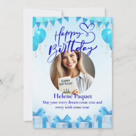 Personalisiert Happy Birthday Card Einladung