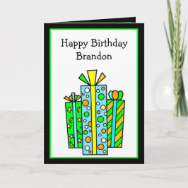 Personalisiert Happy Birthday Card Karte