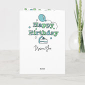 Personalisiert Happy Birthday Card Karte (Rückseite)