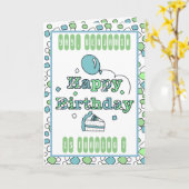 Personalisiert Happy Birthday Card Karte (Gelbe Blume)