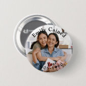 Personalisiert Happy Birthday Celebration Geschenk Button (Vorne & Hinten)