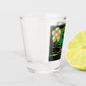 Personalisiert Happy Birthday Celebration - Green Schnapsglas (Links)