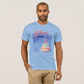 Personalisiert Happy Birthday Cousin T-Shirt (Vorne ganz)
