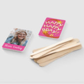 Personalisiert Happy Birthday Fan Faces Fächer (Non-assembled)