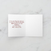 Personalisiert Happy Birthday Foto Liebe Ehefrau Karte (Innenseite)