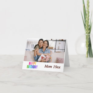 Personalisiert Happy Birthday Foto Name Quotes Karte