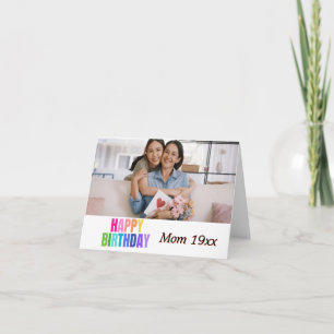 Personalisiert Happy Birthday Foto Name Quotes Karte