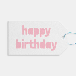 Personalisiert Happy Birthday Gift Tag Geschenkanhänger