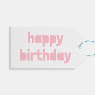 Personalisiert Happy Birthday Gift Tag Geschenkanhänger