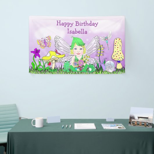 Personalisiert Happy Birthday Mairy Tale Themed Banner (Messeveranstaltung)