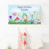 Personalisiert Happy Birthday Mairy Tale Themed Banner (Insitu)