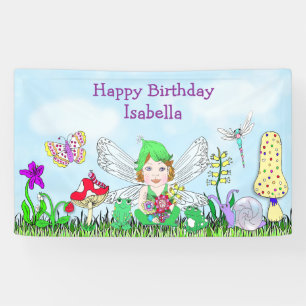 Personalisiert Happy Birthday Mairy Tale Themed Banner