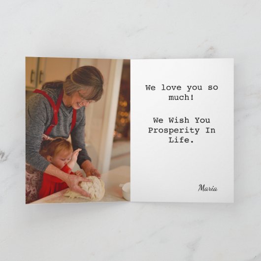 Personalisiert Happy Birthday Mama Card Karte (Innenseite)