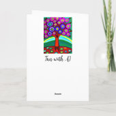 Personalisiert Happy Birthday Mama Karte (Rückseite)