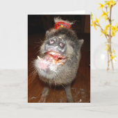 Personalisiert Happy Birthday Mini Pig Karte (Gelbe Blume)