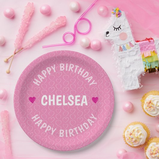 PERSONALISIERT HAPPY BIRTHDAY PAPPTELLER (Party)