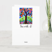 Personalisiert Happy Birthday Sister Karte (Rückseite)