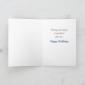 Personalisiert Happy Birthday son Card Karte (Innenseite)