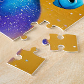 Personalisiert Happy Birthday Unicorn mit Namen Puzzle (Seite)