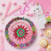 Personalisiert Happy Birthday Unicorn und Fairy Pappteller (Party)