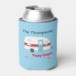 Personalisiert Happy Campers Dosenkühler
