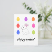Personalisiert Happy Easter Postkarte (Stehend Vorderseite)
