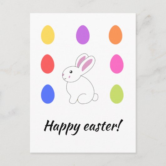 Personalisiert Happy Easter Postkarte (Vorderseite)