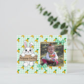 Personalisiert Happy Easter Postkarte (Stehend Vorderseite)