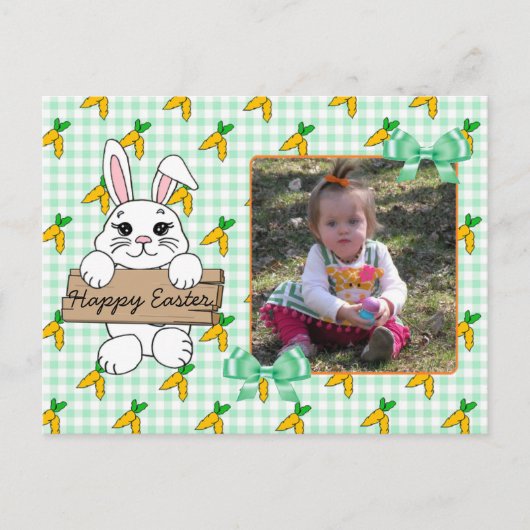 Personalisiert Happy Easter Postkarte (Vorderseite)